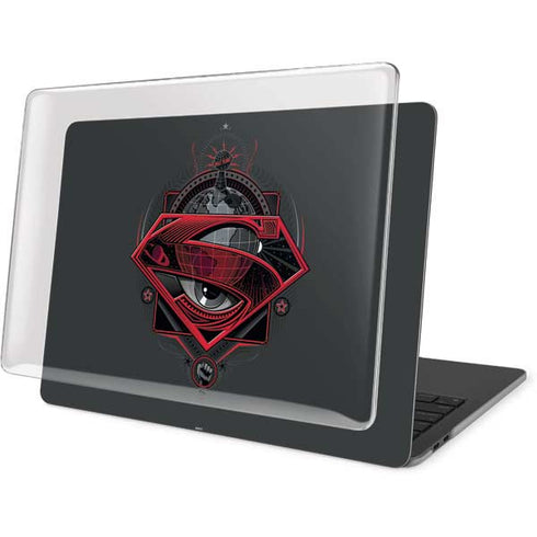DC Comics Superman Grey Eye Collage MacBook Pro 15in (2016-19) Case plus Skin