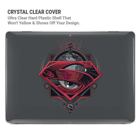 DC Comics Superman Grey Eye Collage MacBook Pro 16in (2021-25) Case plus Skin