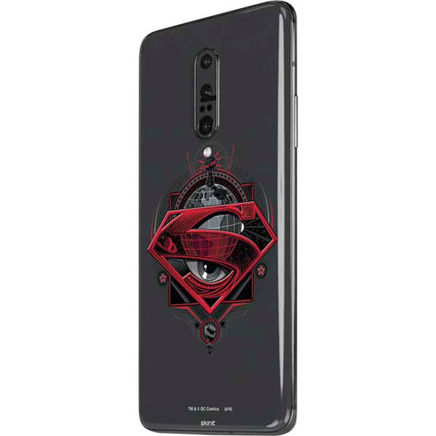 DC Comics Superman Grey Eye Collage OnePlus 7 Pro Skin