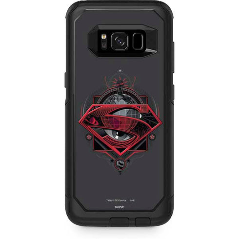 DC Comics Superman Grey Eye Collage Otterbox Commuter Galaxy Skin