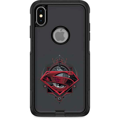 DC Comics Superman Grey Eye Collage Otterbox Commuter iPhone Skin