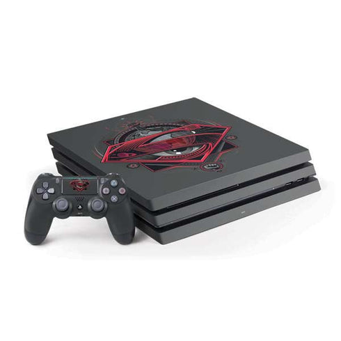 DC Comics Superman Grey Eye Collage PS4 Pro Bundle Skin