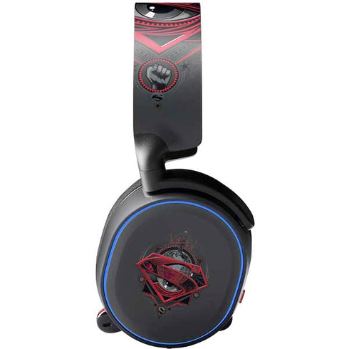 DC Comics Superman Grey Eye Collage SteelSeries Arctis 5 Skin