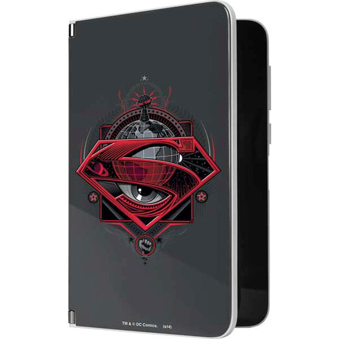 DC Comics Superman Grey Eye Collage Surface Duo Skin