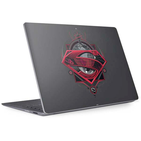 DC Comics Superman Grey Eye Collage Surface Laptop 2 Skin