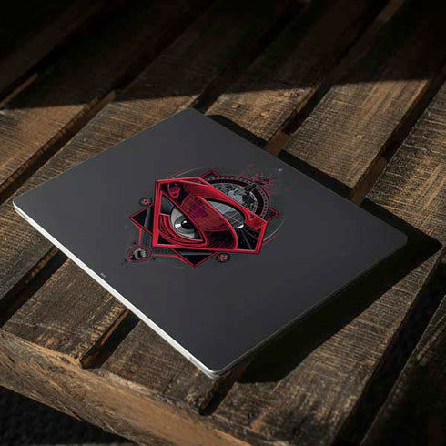 DC Comics Superman Grey Eye Collage Surface Laptop 2 Skin