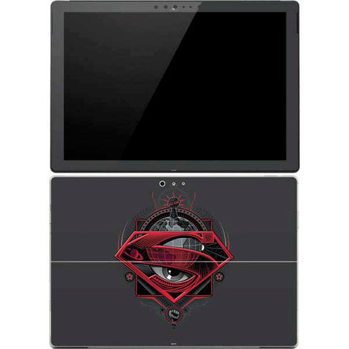 DC Comics Superman Grey Eye Collage Surface Pro 4 Skin