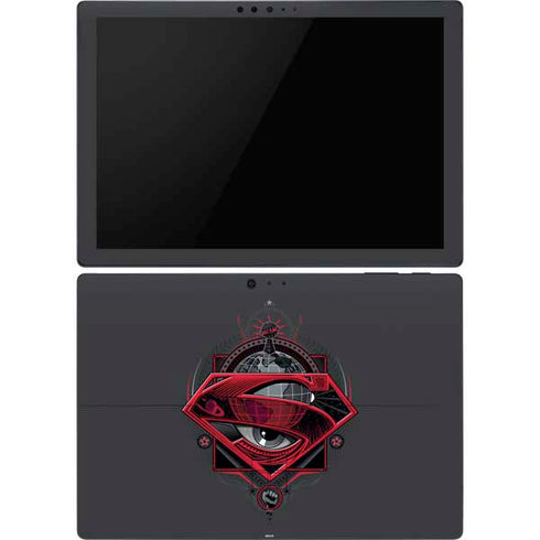 DC Comics Superman Grey Eye Collage Surface Pro 6 Skin