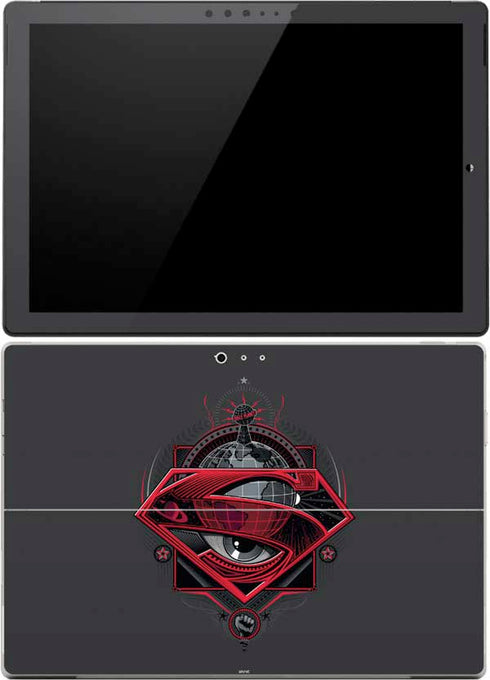 DC Comics Superman Grey Eye Collage Surface Pro (2017) Skin