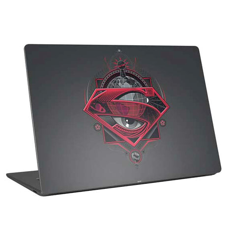 DC Comics Superman Grey Eye Collage Universal Laptop 17in (13.8 x 10in) Skin