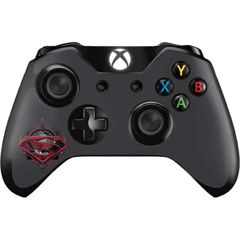 DC Comics Superman Grey Eye Collage Xbox One Controller Skin