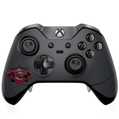 DC Comics Superman Grey Eye Collage Xbox One Elite Controller Skin