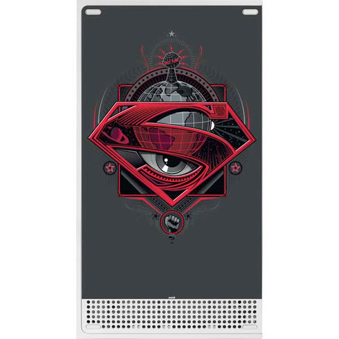 DC Comics Superman Grey Eye Collage Xbox Series S Bundle Skin