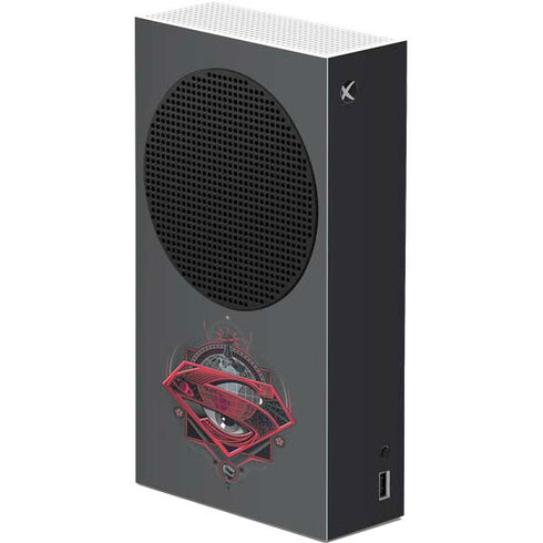 DC Comics Superman Grey Eye Collage Xbox Series S Console Skin