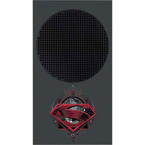 DC Comics Superman Grey Eye Collage Xbox Series S Console Skin