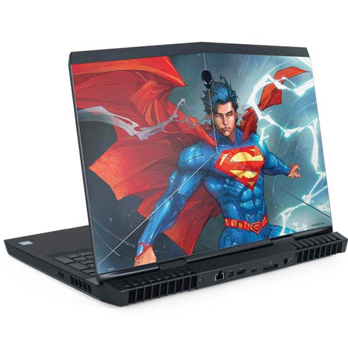 DC Comics Superman Heat Vision Dell Alienware Skin