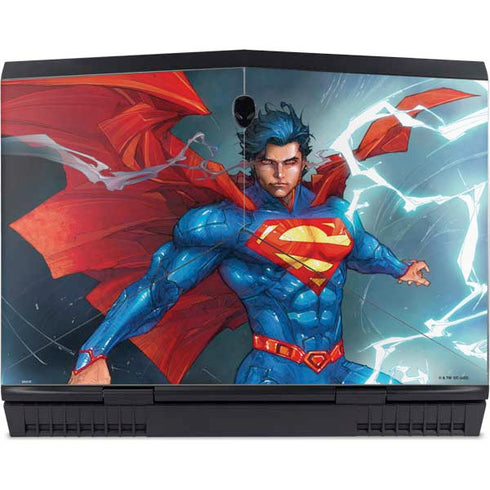DC Comics Superman Heat Vision Dell Alienware Skin
