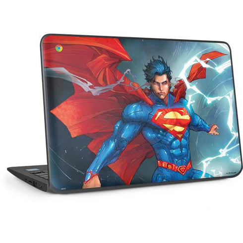 DC Comics Superman Heat Vision HP Chromebook Skin