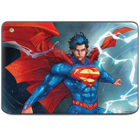 DC Comics Superman Heat Vision HP Chromebook Skin