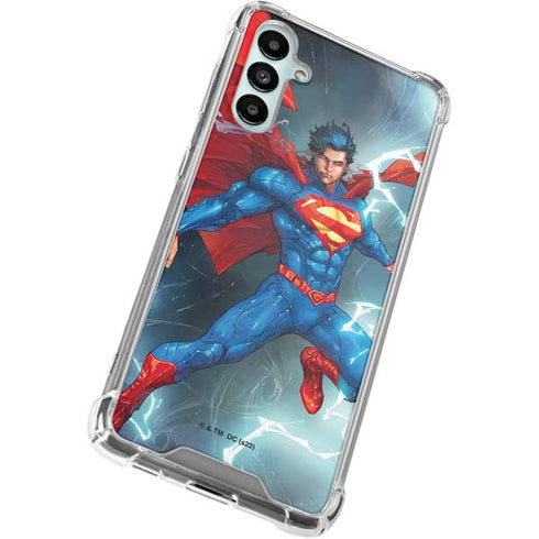 DC Comics Superman Heat Vision Galaxy A15 5G Clear Case