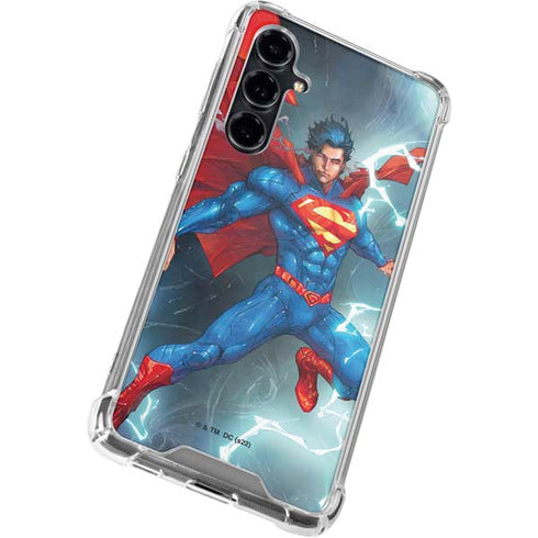 DC Comics Superman Heat Vision Galaxy S23 FE Clear Case