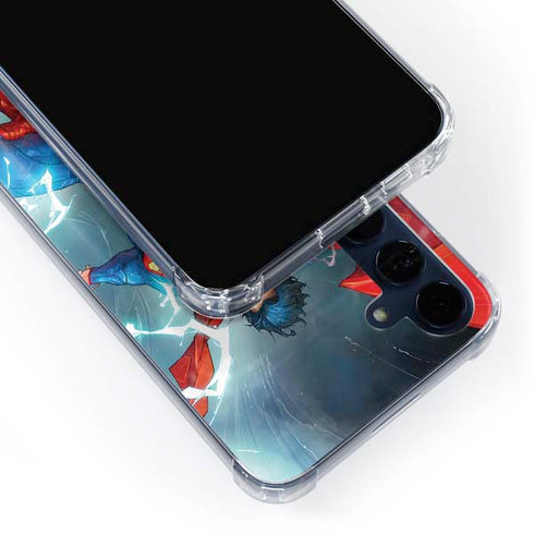 DC Comics Superman Heat Vision Galaxy S24 Clear Case