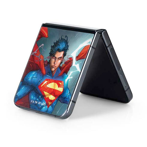 DC Comics Superman Heat Vision Galaxy Z Flip5 5G Skin