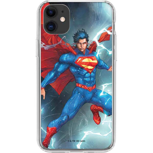 DC Comics Superman Heat Vision iPhone 11 Clear Case