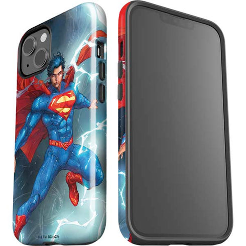 DC Comics Superman Heat Vision iPhone 15 Plus Impact Case