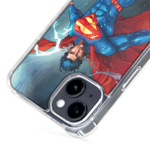 DC Comics Superman Heat Vision iPhone 15 Plus MagSafe Case