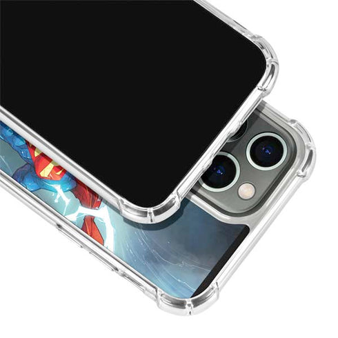 DC Comics Superman Heat Vision iPhone 15 Pro Clear Case