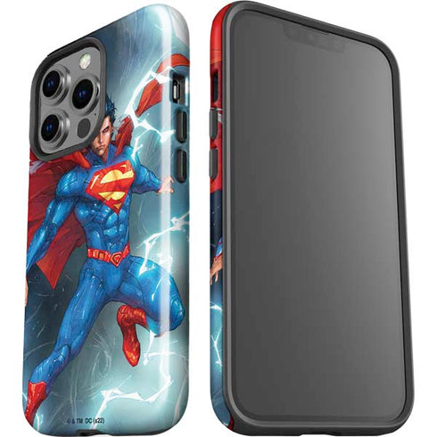 DC Comics Superman Heat Vision iPhone 15 Pro Impact Case