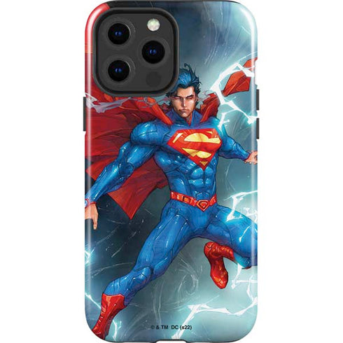 DC Comics Superman Heat Vision iPhone 15 Pro Max Impact Case