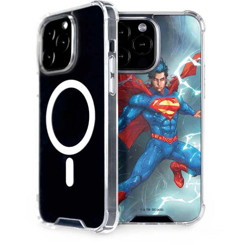 DC Comics Superman Heat Vision iPhone 15 Pro Max MagSafe Case