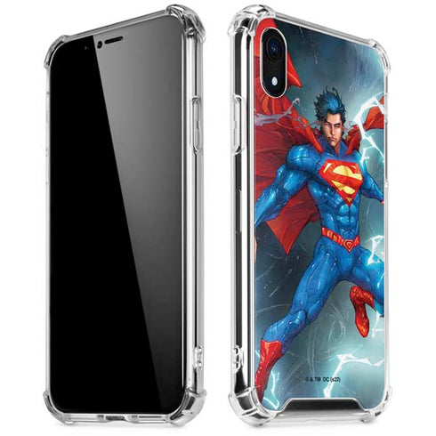DC Comics Superman Heat Vision iPhone XR Clear Case