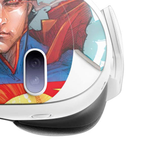 DC Comics Superman Heat Vision Meta Quest 3 Skin