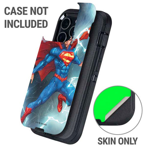 DC Comics Superman Heat Vision Otterbox Defender iPhone Skin