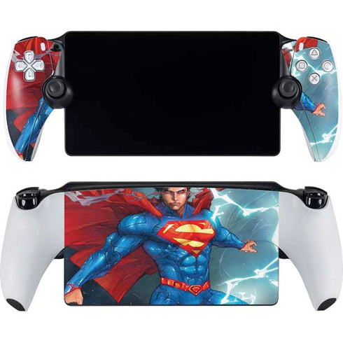 DC Comics Superman Heat Vision PlayStation Portal Remote Player Skin