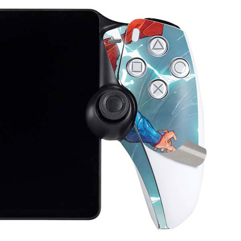 DC Comics Superman Heat Vision PlayStation Portal Remote Player Skin
