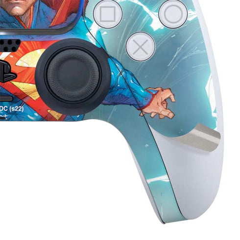 DC Comics Superman Heat Vision PS5 Slim Digital Edition Bundle Skin