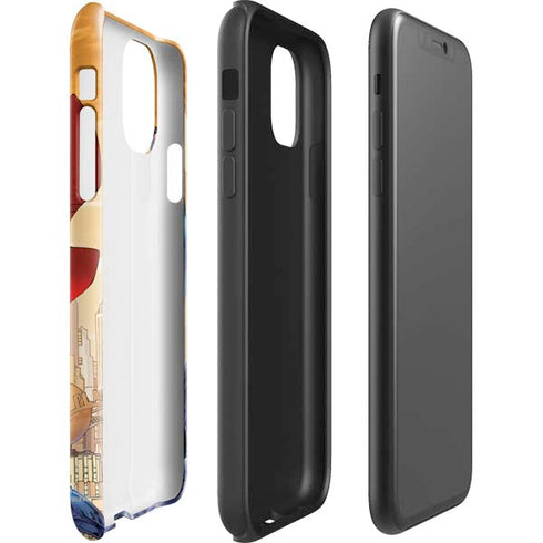 DC Comics Superman For Tomorrow Cover Art by Jim Lee iPhone 11 Impact Case