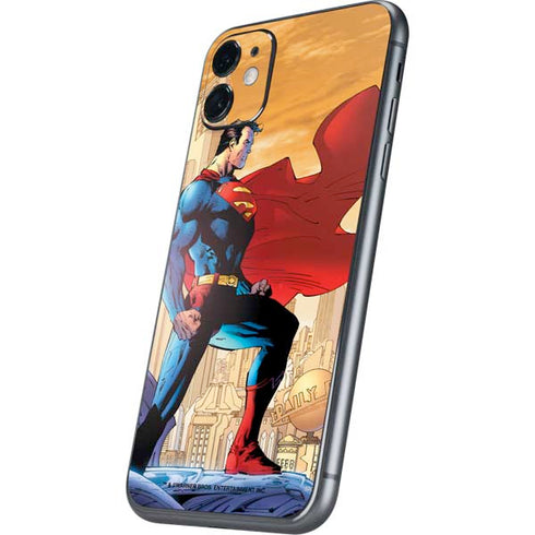 DC Comics Superman For Tomorrow Cover Art by Jim Lee iPhone 11 Skin