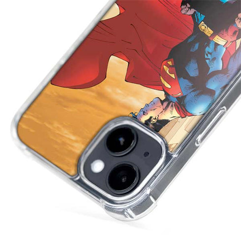 DC Comics Superman For Tomorrow Cover Art by Jim Lee iPhone 15 Plus MagSafe Case