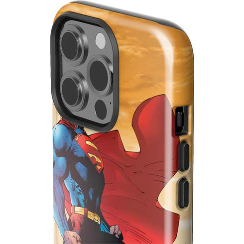 DC Comics Superman For Tomorrow Cover Art by Jim Lee iPhone 14 Pro Impact Case