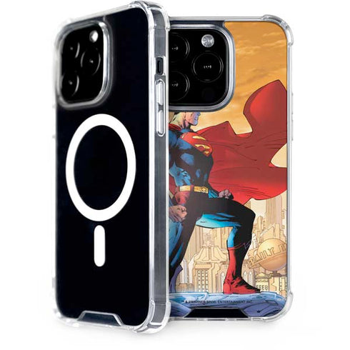 DC Comics Superman For Tomorrow Cover Art by Jim Lee iPhone 14 Pro MagSafe Case