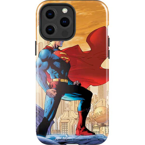 DC Comics Superman For Tomorrow Cover Art by Jim Lee iPhone 15 Pro Max Impact Case