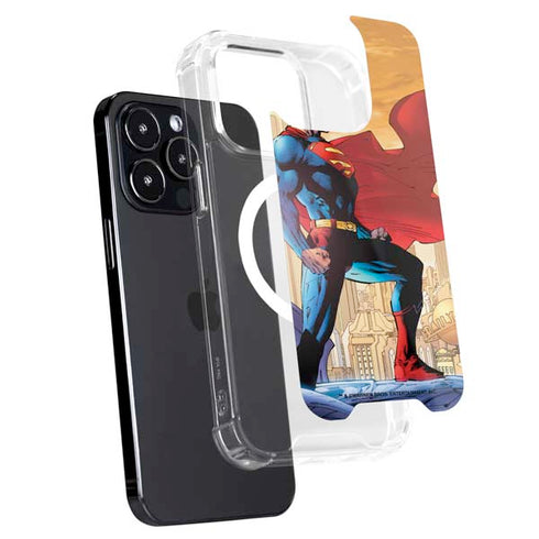 DC Comics Superman For Tomorrow Cover Art by Jim Lee iPhone 14 Pro Max MagSafe Case