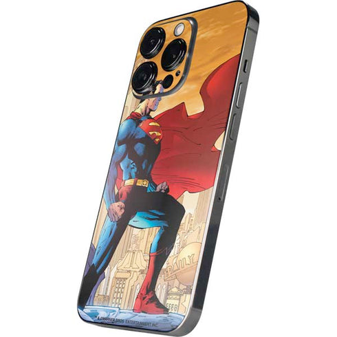 DC Comics Superman For Tomorrow Cover Art by Jim Lee iPhone 14 Pro Max Skin
