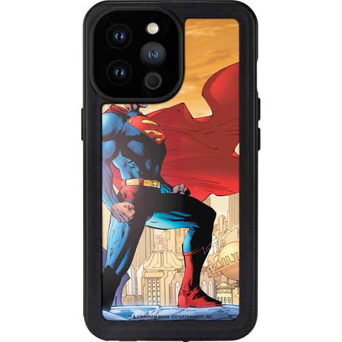 DC Comics Superman For Tomorrow Cover Art by Jim Lee iPhone 14 Pro Max Waterproof Case