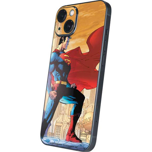 DC Comics Superman For Tomorrow Cover Art by Jim Lee iPhone 14 Skin